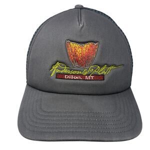 Anderson & Platt Outfitters Dillon MT Trucker Hat Blue One Size Mesh Back Simms